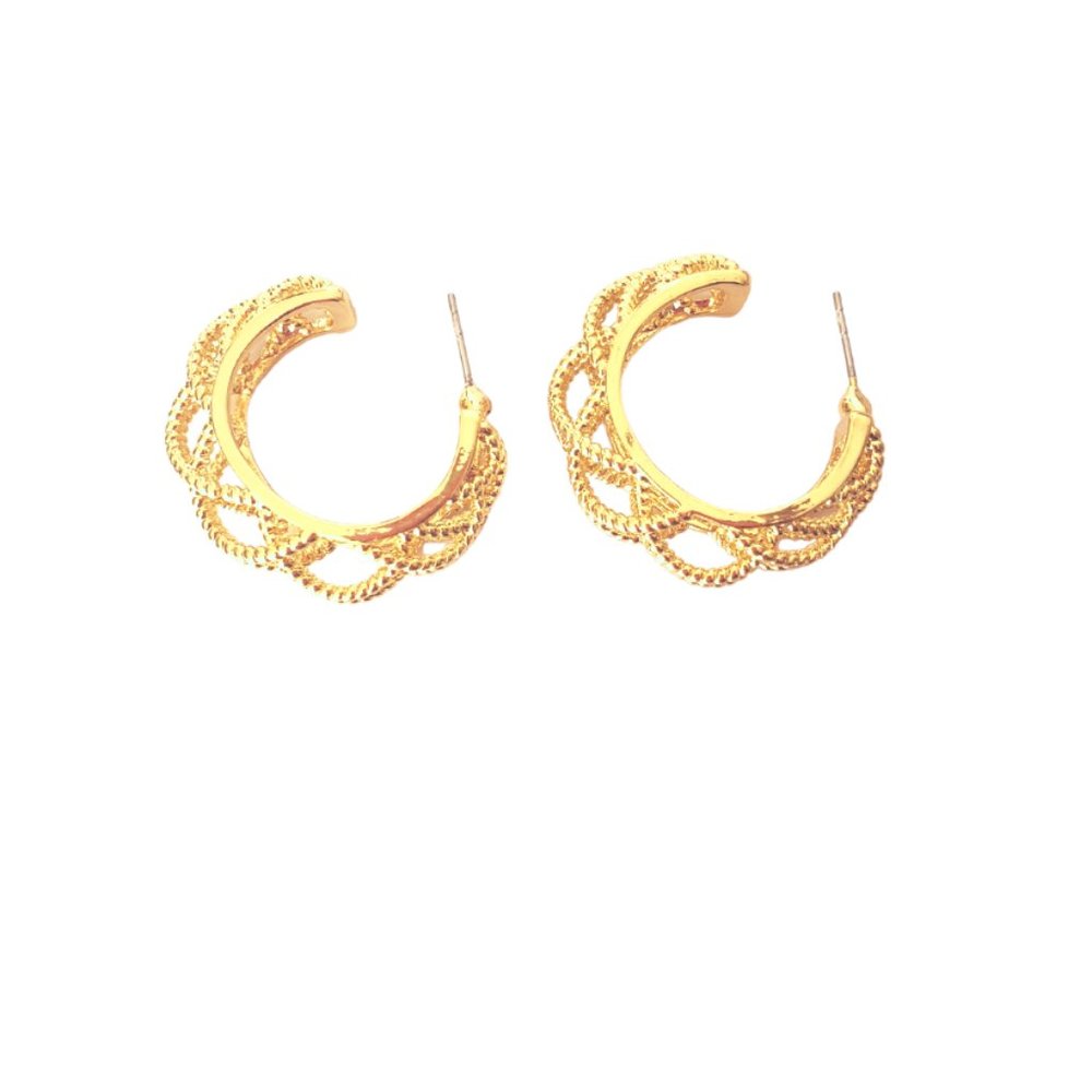 Travel With Me Gold Earrings